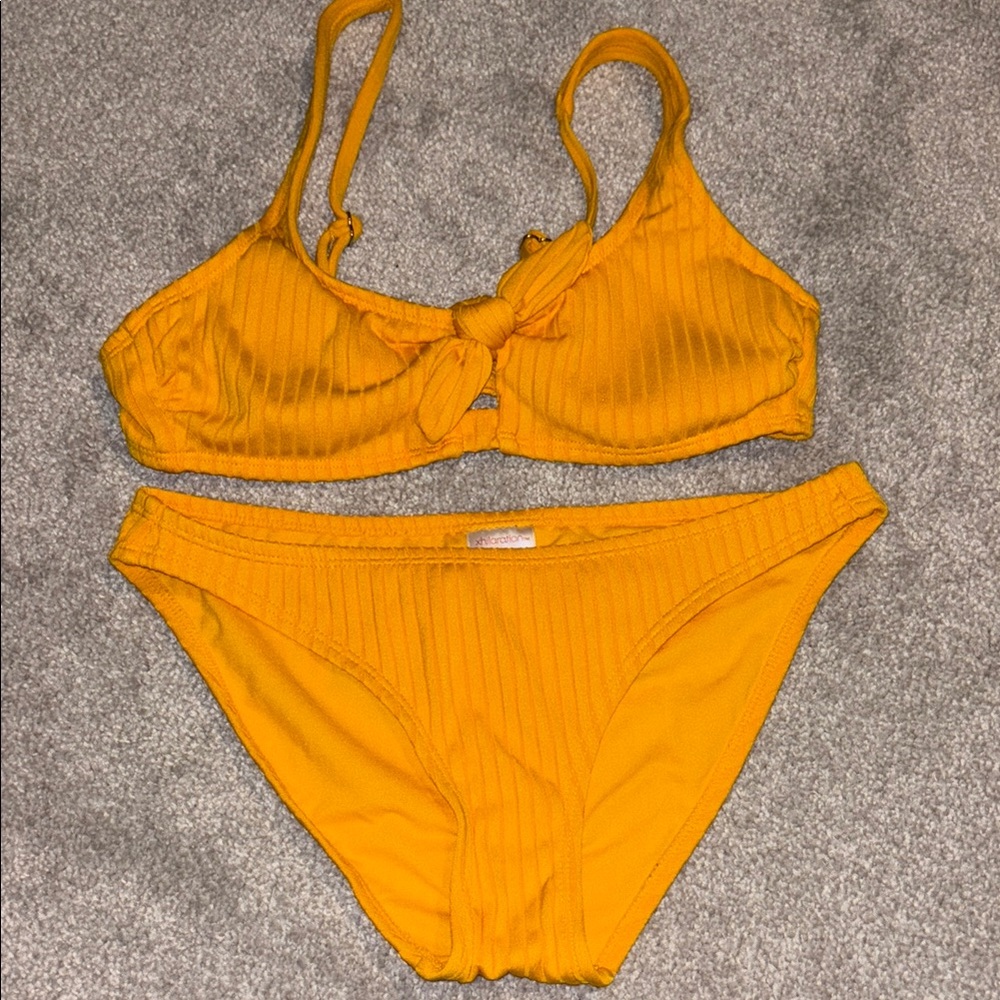 Vibrant Yellow Bikini Set